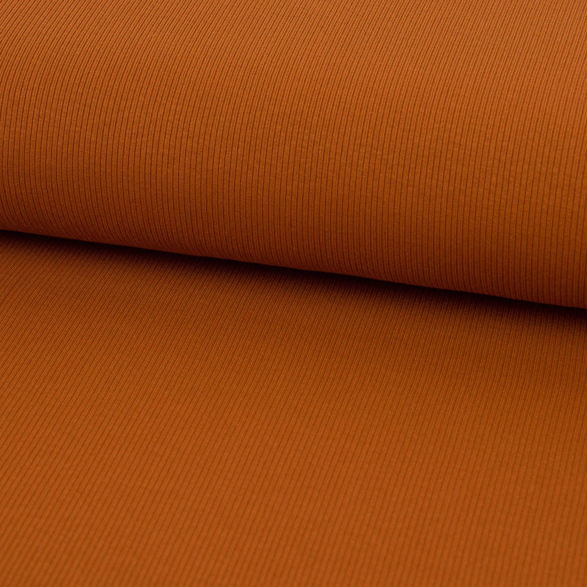 SCHÖNER LEBEN. Stoff Baumwolljersey Jerseystoff Rib Jersey Rippenstruktur uni 1,45m Breite, allergikergeeignet