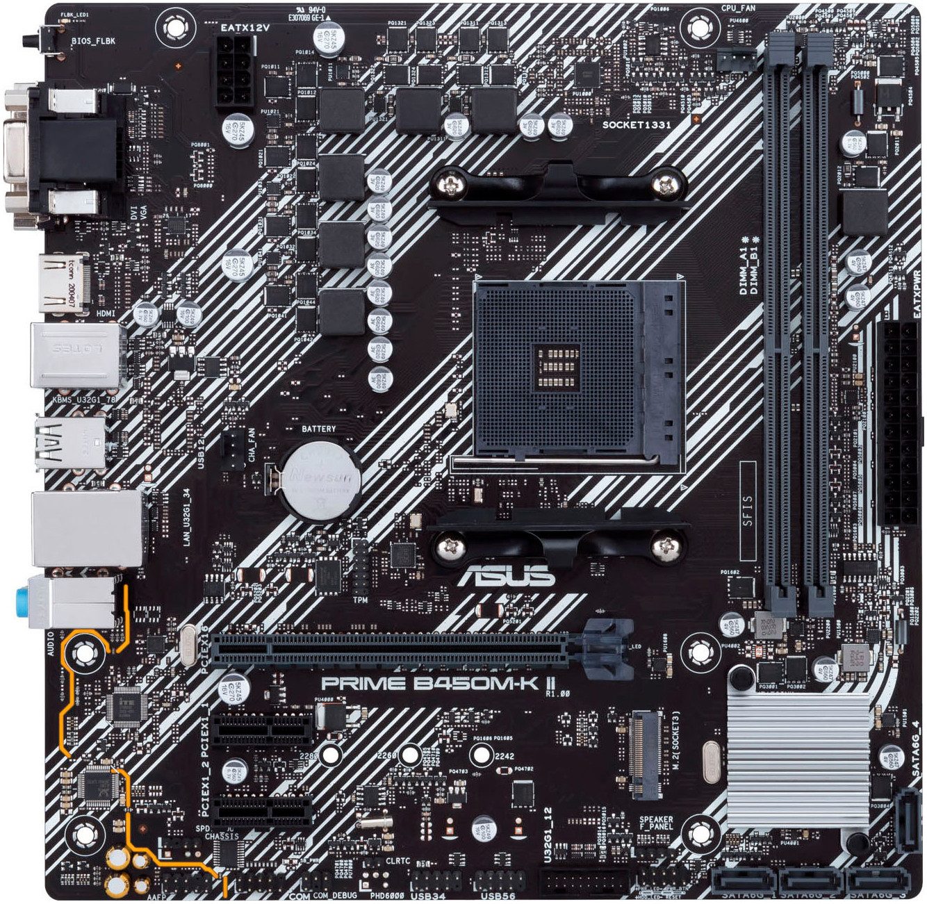Asus Prime B450M-K II Mainboard