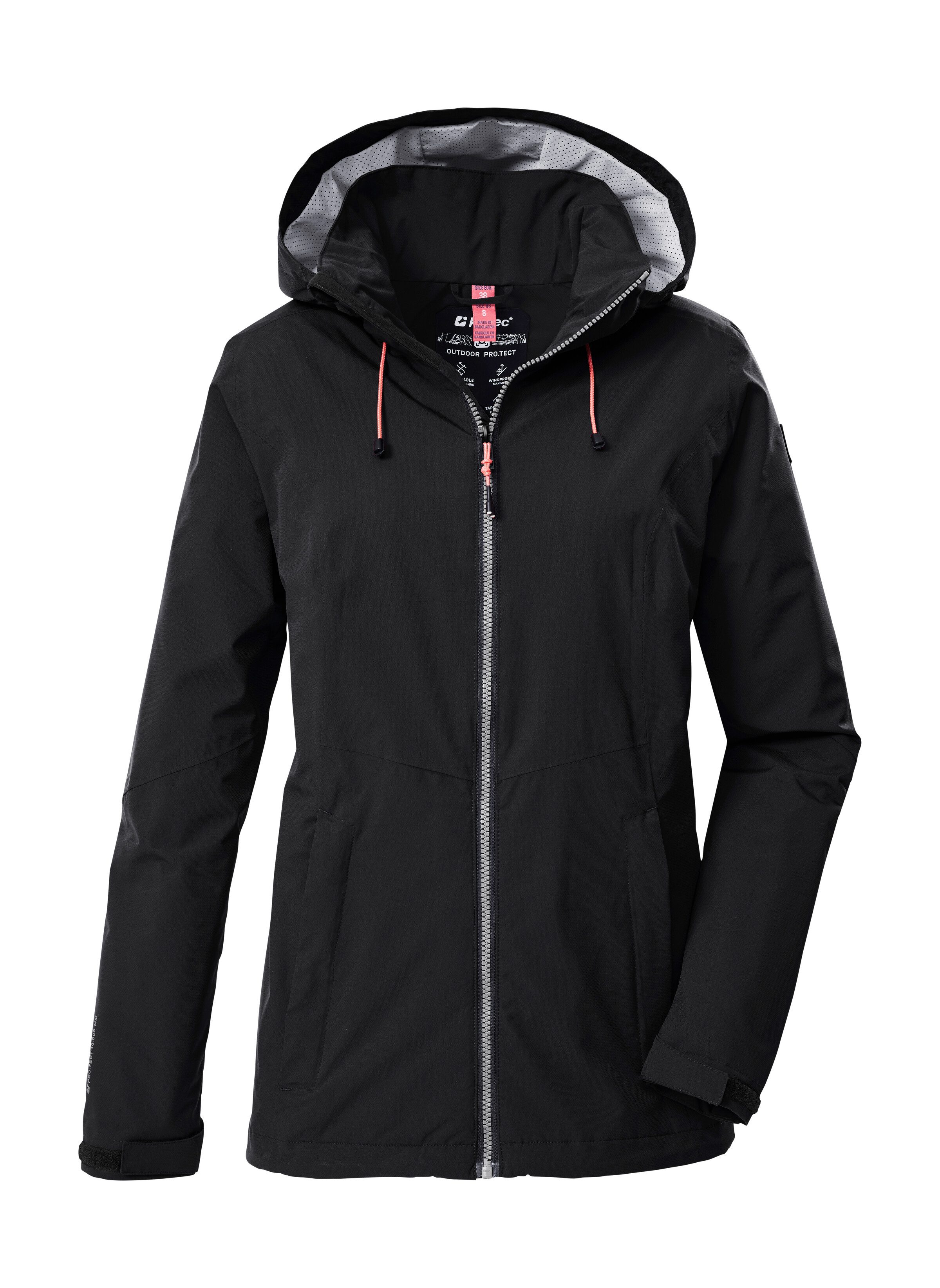 Killtec Outdoorjacke "Damen Regenjacke OOKS 1", Leichte, wasser- und winddi günstig online kaufen