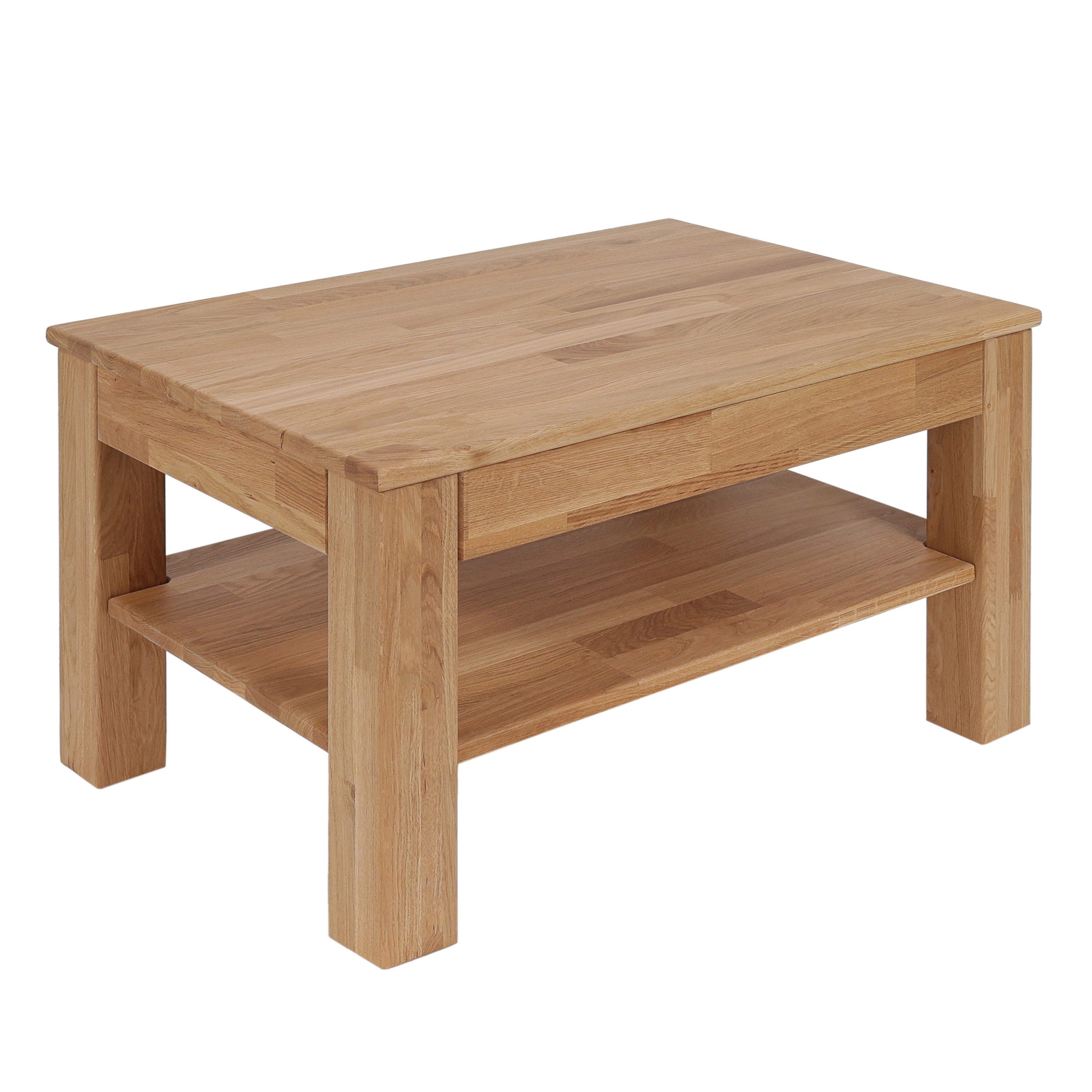 Krok Wood Couchtisch Bonn aus Massivholz in Eiche