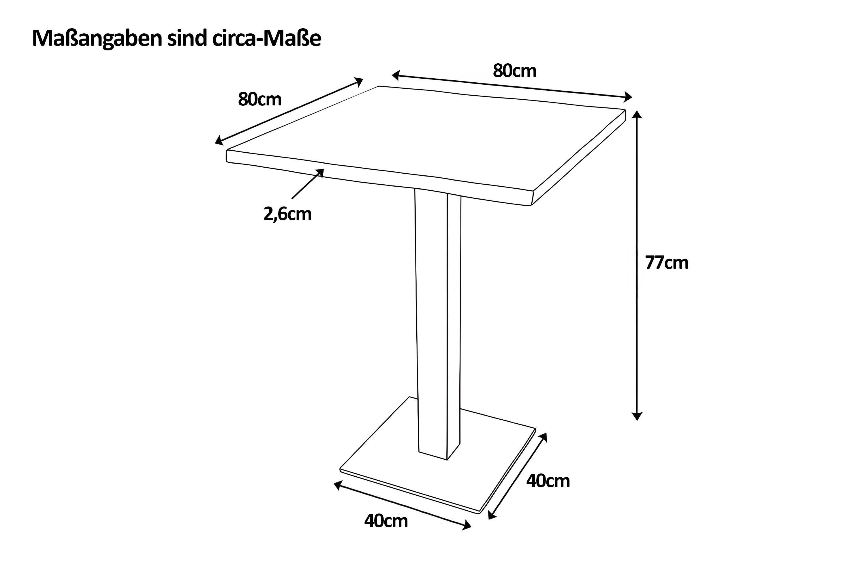 SAM® Baumkantentisch Inge, massive Akazie oder günstig online kaufen