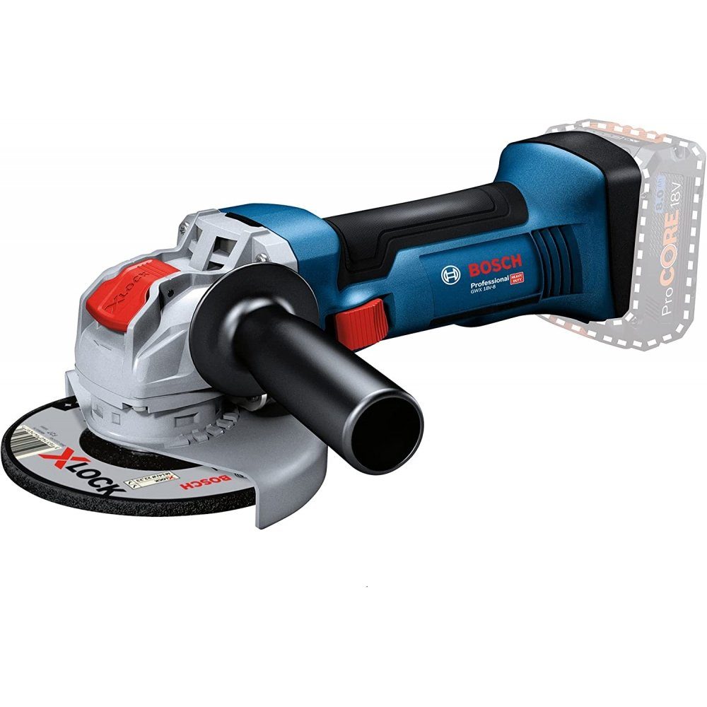 BOSCH Akku-Winkelschleifer GWX 18V-8 Professional - Akku-Winkelschleifer - blau/schwarz