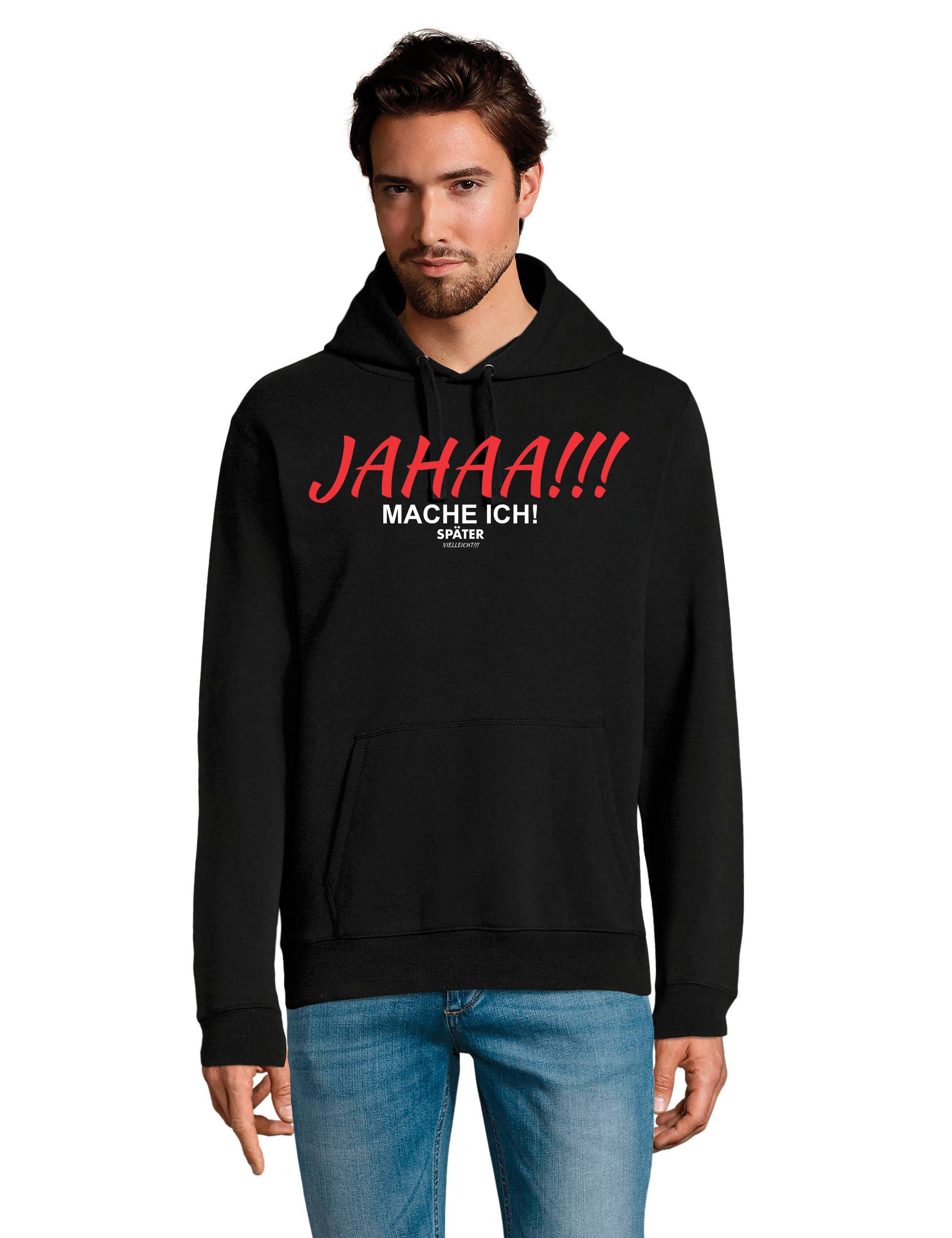 Youth Designz Kapuzenpullover "JAHAA mache ich später" Herren Hoodie Pullov günstig online kaufen