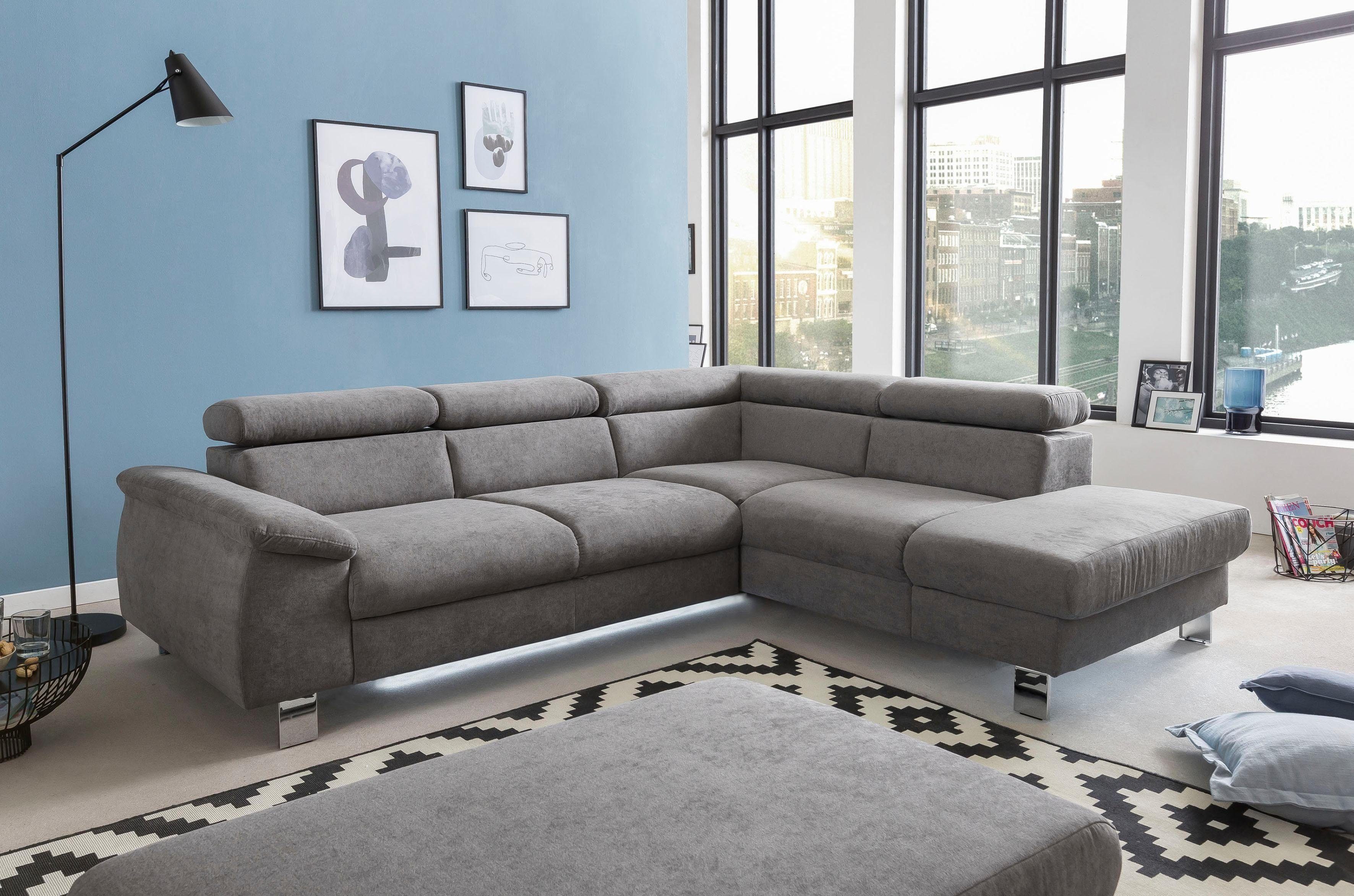 COTTA Polstergarnitur Komaris L-Form, (Set), Set bestehend aus: Ecksofa mit günstig online kaufen