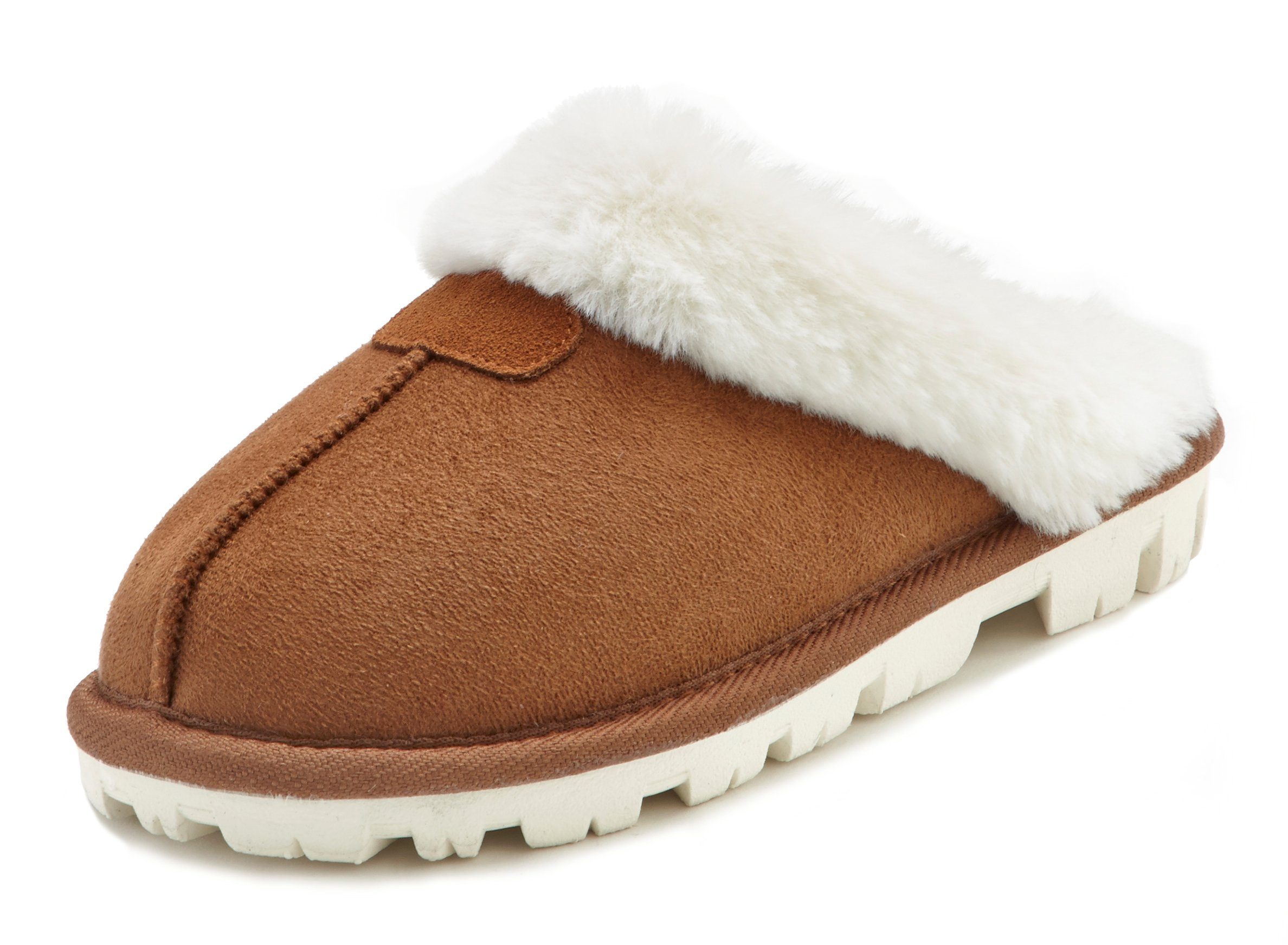 Vivance Plüsch Hausschuhe, Hausschuh, Pantoffeln, Clogs, günstig online kaufen
