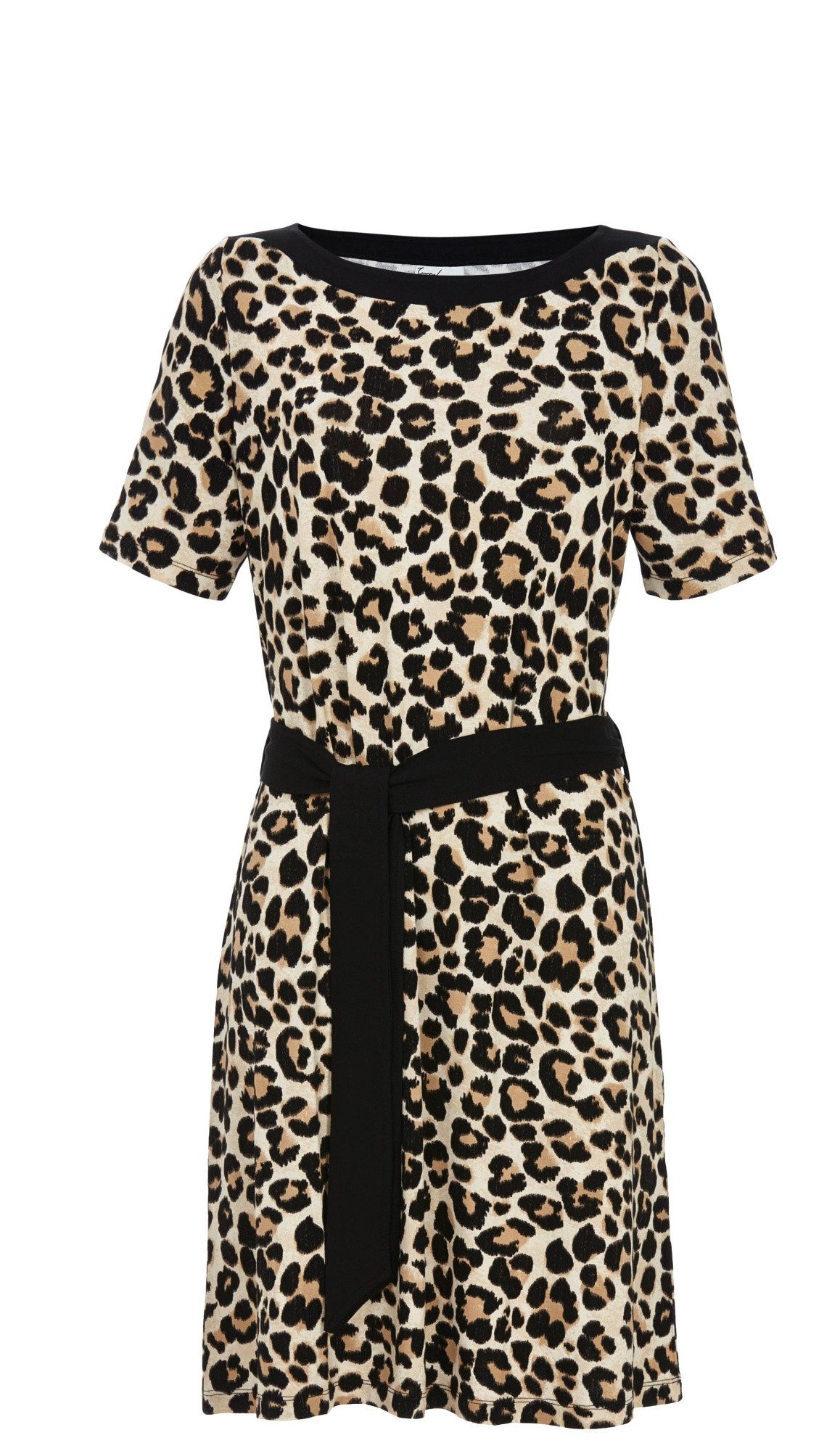 Ringella Sommerkleid Sommerkleid mit Animal-Print und Gürtel