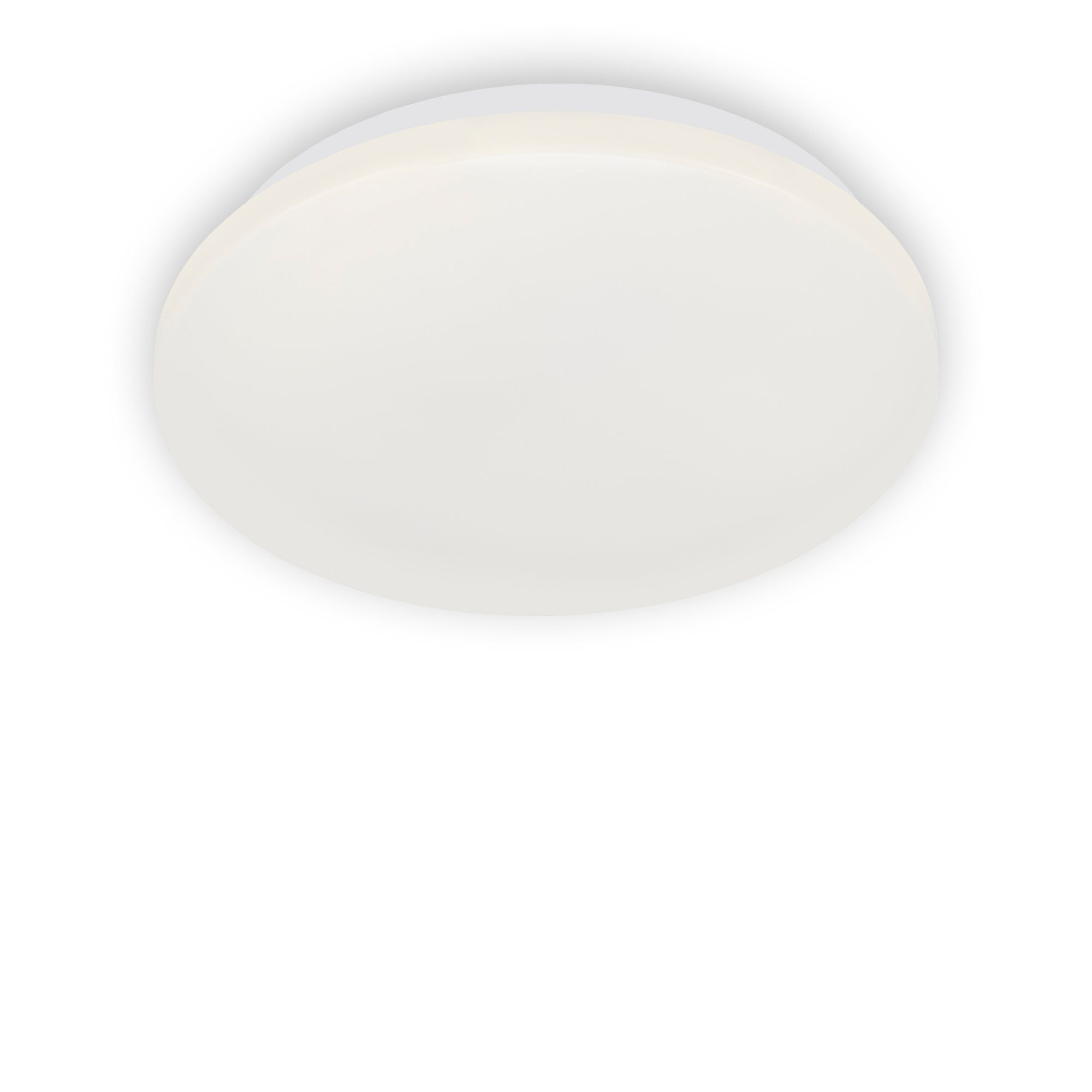 Briloner Leuchten LED Deckenleuchte 3404-016, LED fest verbaut, Neutralweiß, Badezimmer, IP44,weiß, 22 cm