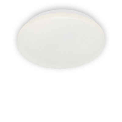 Briloner Leuchten LED Deckenleuchte 3404-016, LED fest verbaut, Neutralweiß, Badezimmer, IP44,weiß, 22 cm