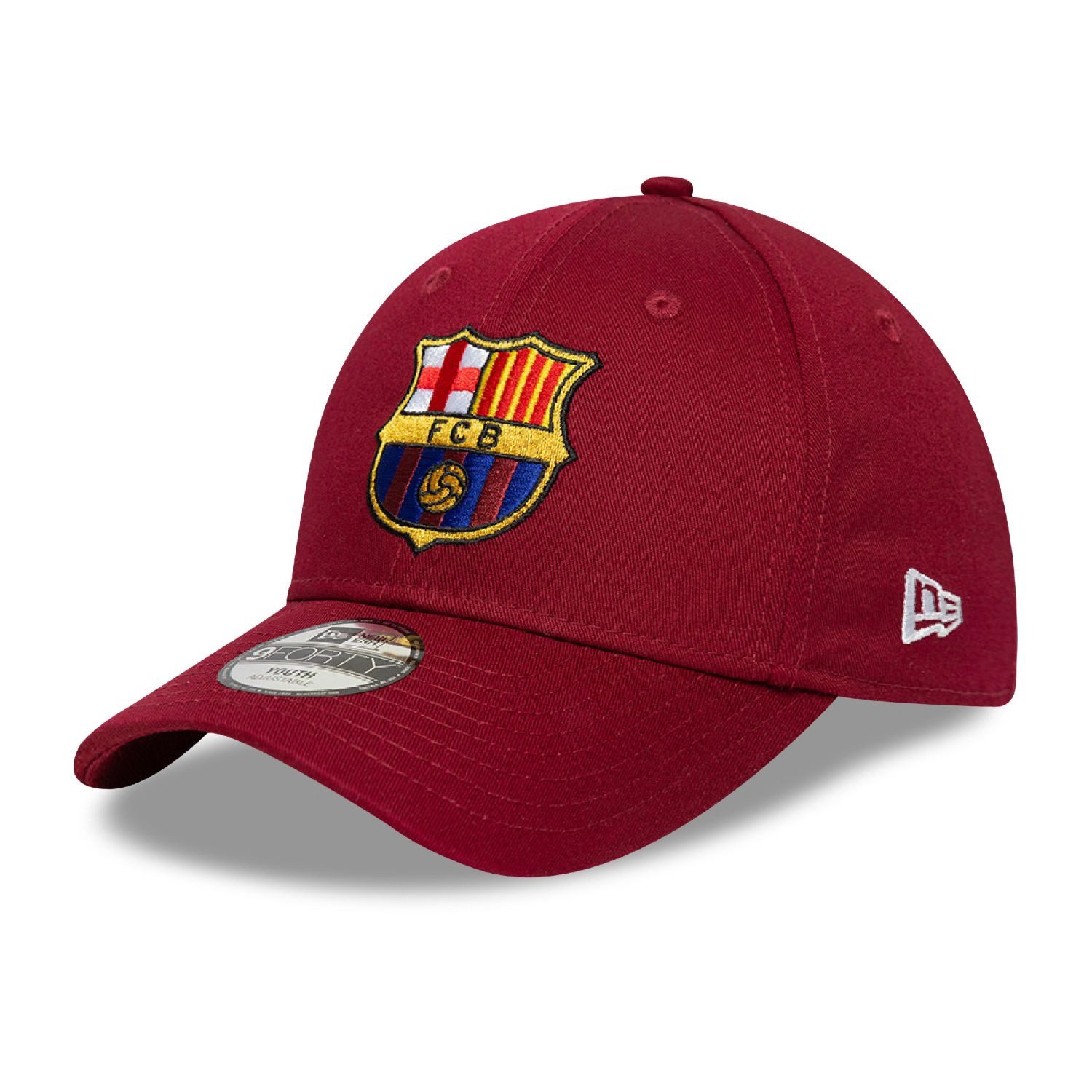 Baseball Cap 9Forty FC Barcelona granatrot