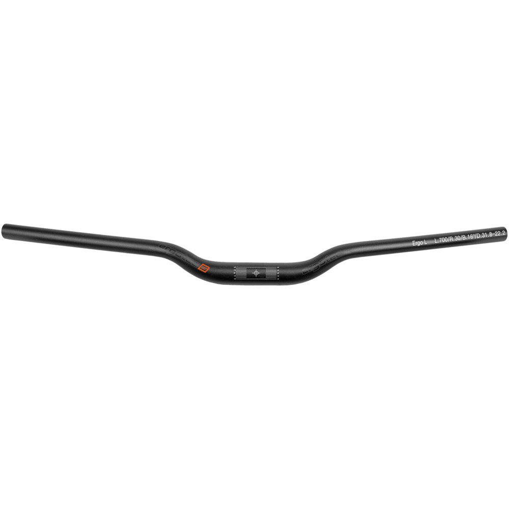 Fahrradlenker ErgoTec Lenker Ergo Plus Ø 31,8mmt,Backsweep 12°, Upsweep 5° schwarz