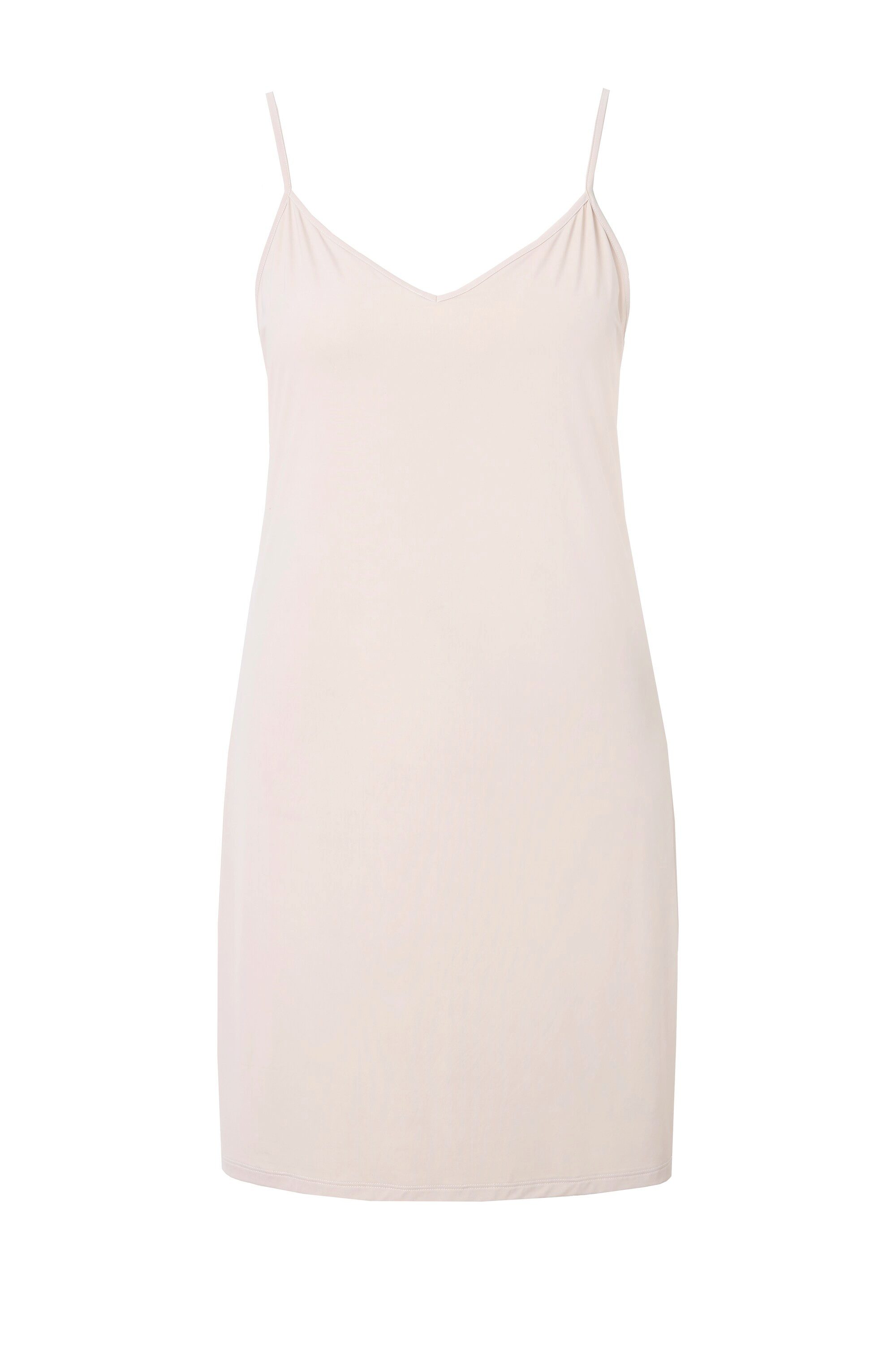 Ulla Popken Jerseykleid Unterkleid A-Linie V-Ausschnitt günstig online kaufen
