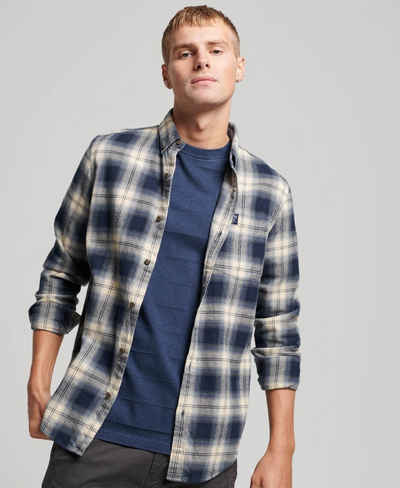 Superdry Flanellhemd L/S COTTON LUMBERJACK SHIRT Cedar Check Navy