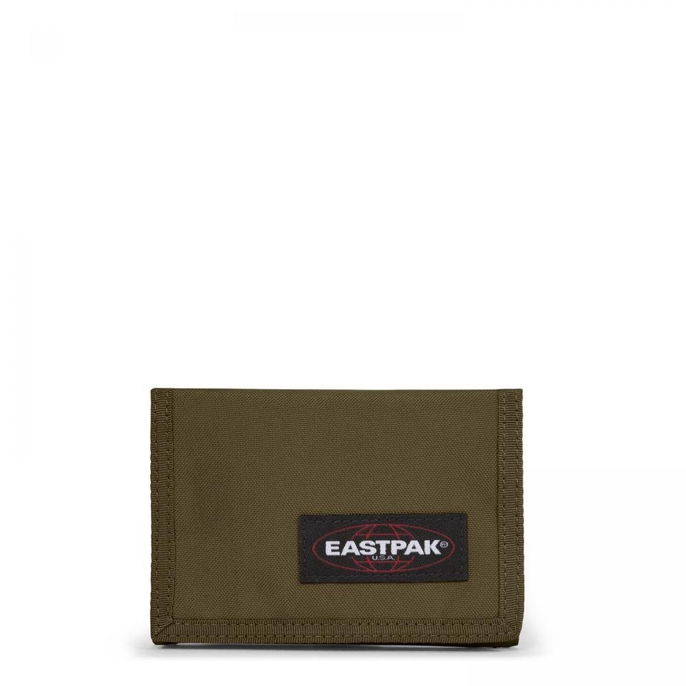 Eastpak Geldbörse CREW SINGLE, Army Olive / Grün, mit dreifachem Klettversc günstig online kaufen