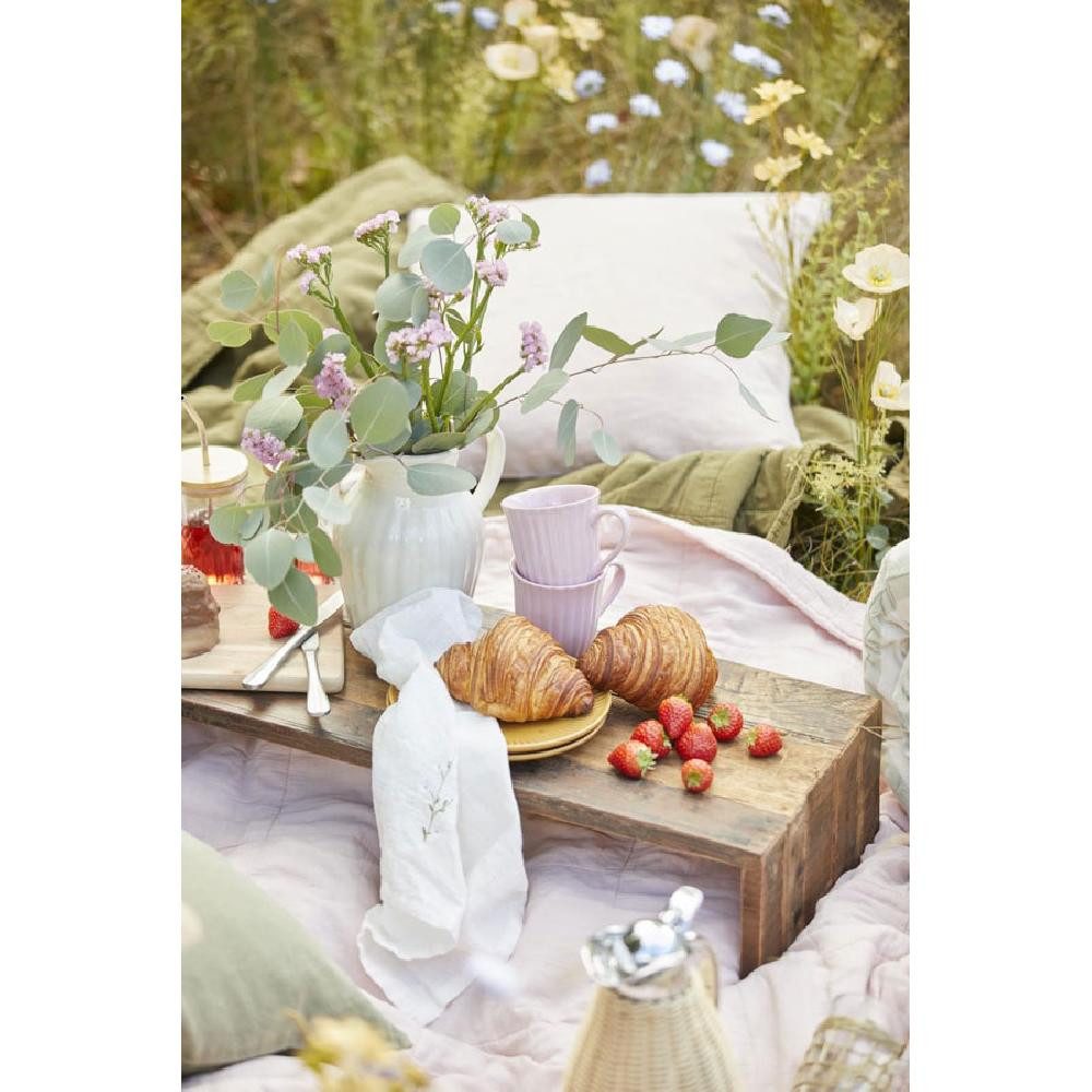 Wohndecke Ib Laursen Tagesdecke Quilt Vintage Rose Shadow (130x180cm), Ib Laursen