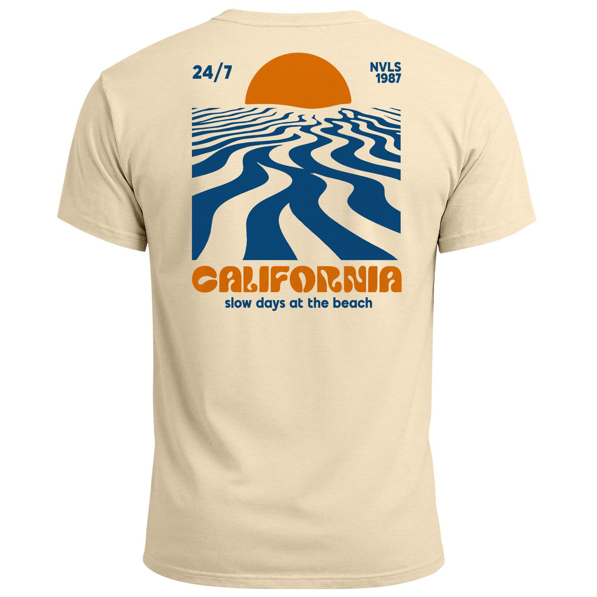 Neverless Print-Shirt Backprint TShirt Herren California günstig online kaufen