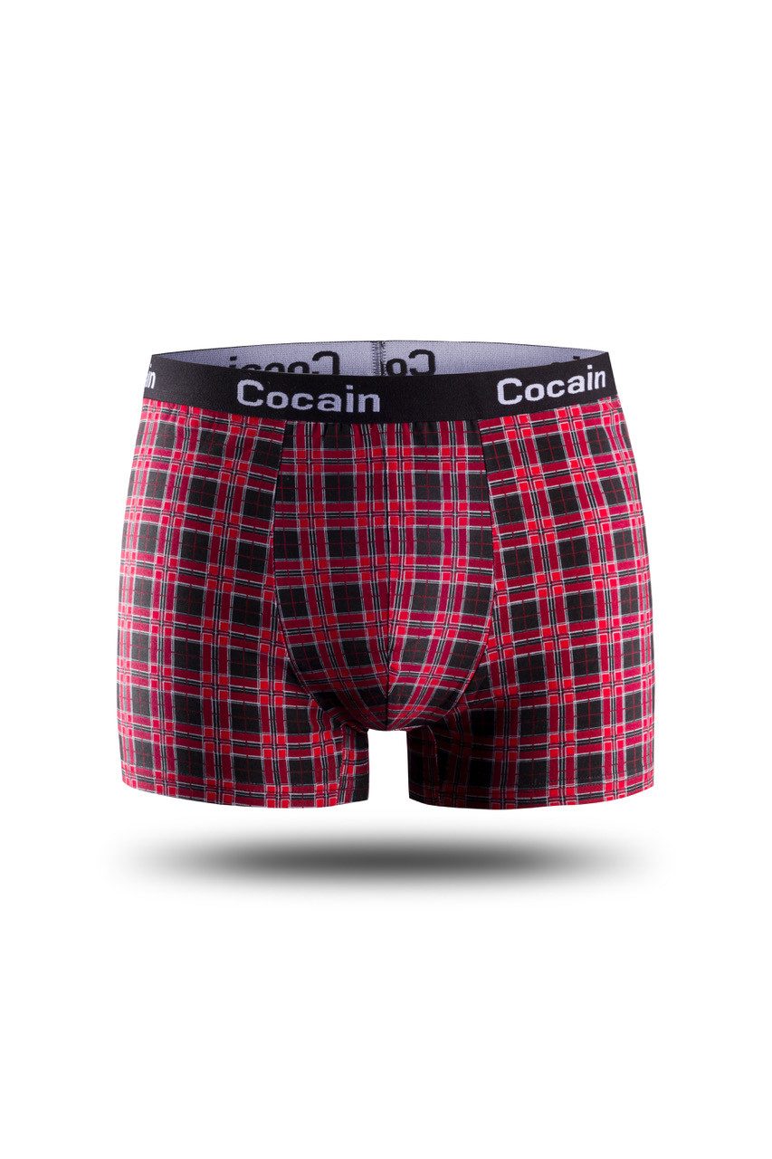 Cocain underwear Boxershorts 5 Boxershorts karierte farbig Herren Unterhose Boxer enge Pants Shorts (5er-Pack) Spitzenqualität aus Europa – Bild 3 von 5