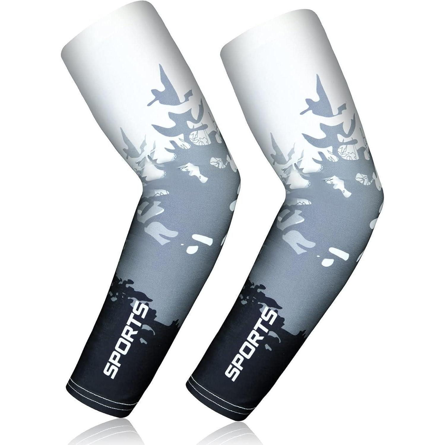 LuxusKollektion Armlinge Armlinge Unisex UPF50 Rutschfest Kühlung Laufen #1 Sport Tarnung L