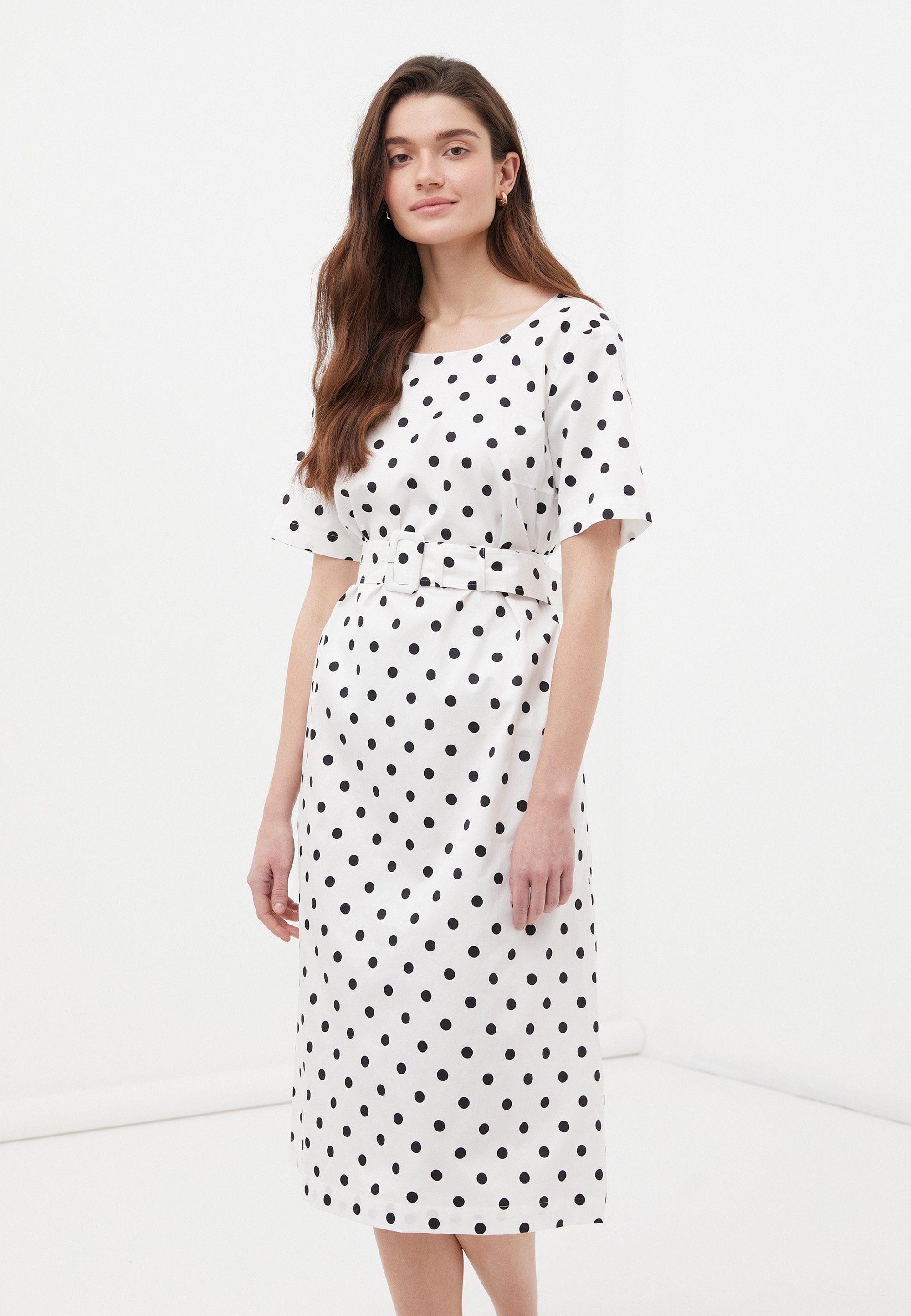 Finn Flare Sommerkleid Punkteleganz mit modischem Punktemuster