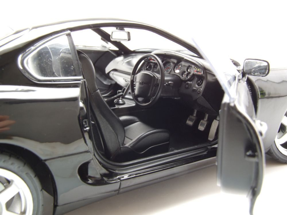 Solido Modellauto Toyota Supra MK4 A80 1993 schwarz, Maßstab 1:18