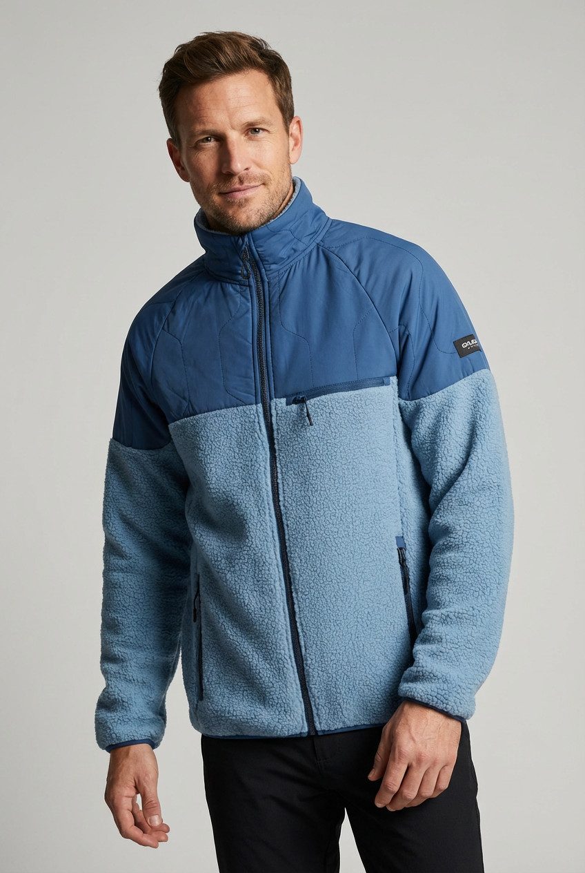 Icepeak Fleecejacke MANTON für Erwachsene, sportlicher Stil, mit Reißverschlusstaschen
