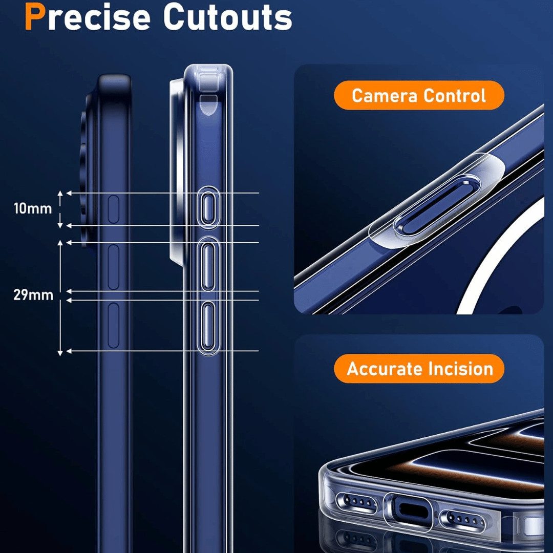 SmartUP Smartphone-Hülle + 2X Schutzglas für iPhone 16 Plus MagSafe Panzerfolie Privacy Case 6,3, MagSafe-Technologie, präzise Aussparungen – Bild 5 von 5