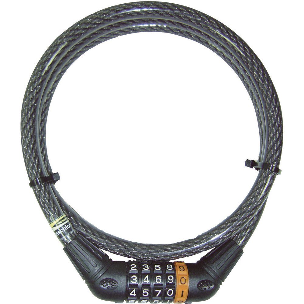 Security Plus Kabelschloss Security Plus Z 69 Kabelschloss Grau Zahlenschloss