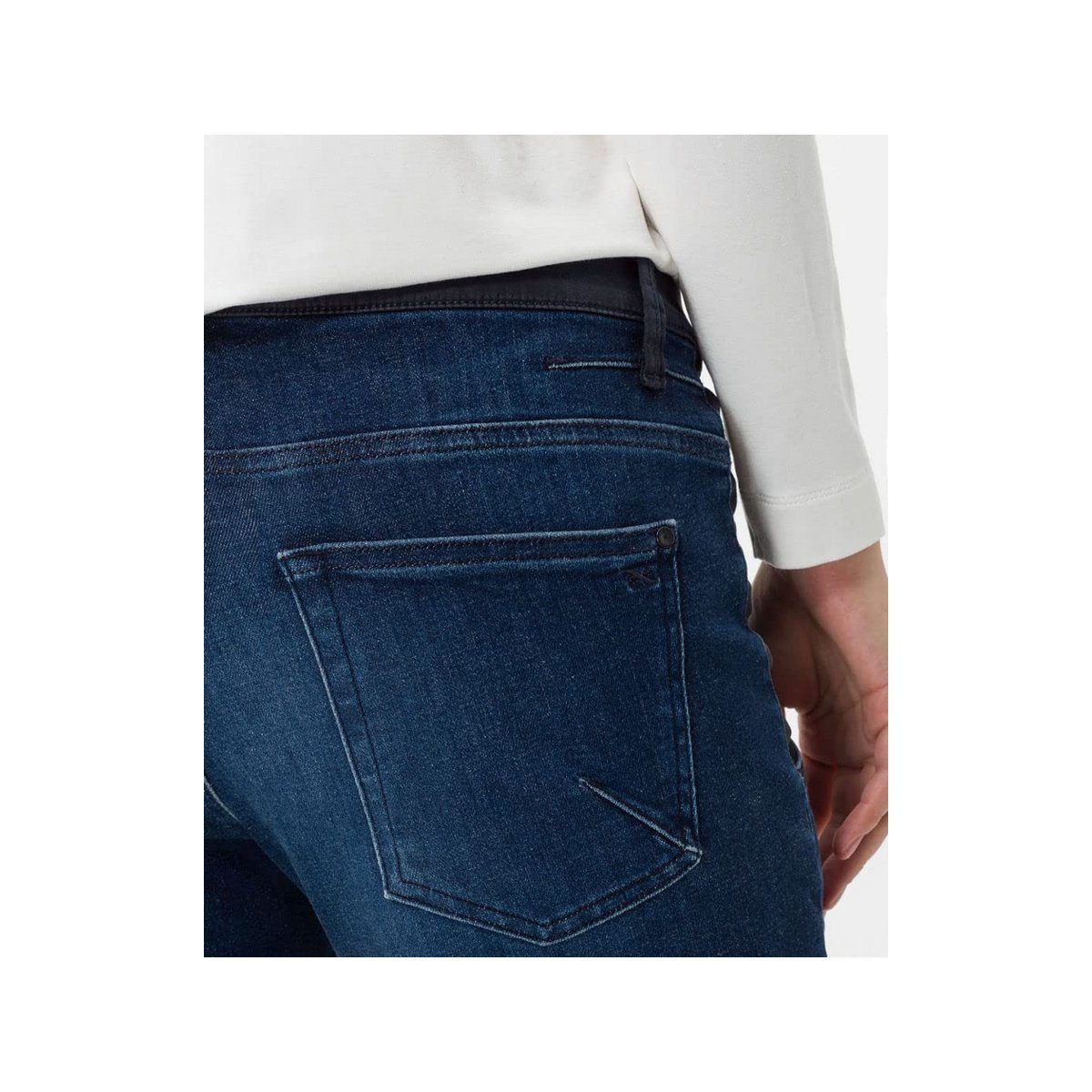 5-Pocket-Jeans blau (1-tlg) Leineweber