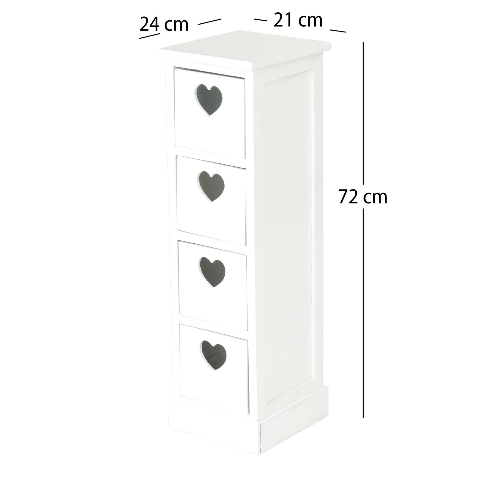 CREEDWOOD Regal NACHTTISCH "WILLI", Altholz massiv Holz, 2 Rattan Körbe, Bad Kommode