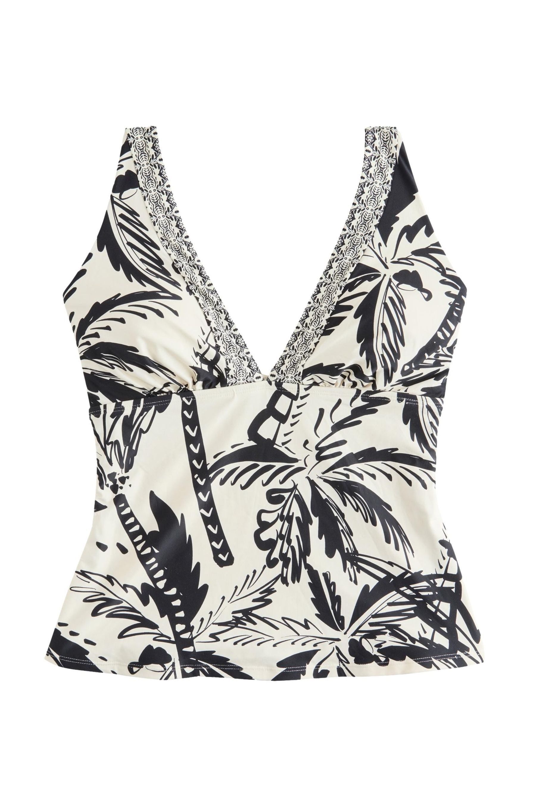 Next Tankini-Top Bauchformender Tankini mit tiefem Ausschnitt (1-St)