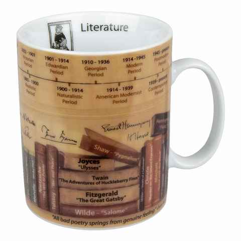 Könitz Becher Literature Wissensbecher Englisch 460 ml, Porzellan