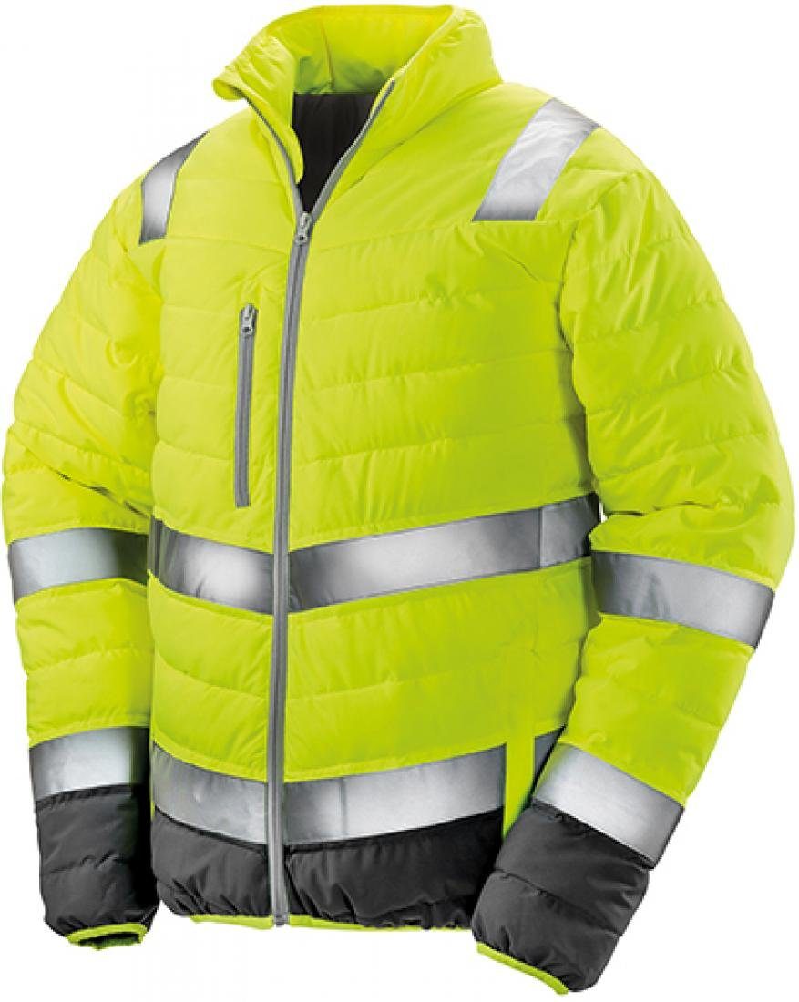 Result Warnweste Herren Soft Padded Safety Jacke / ISO EN20471:2013 Klasse 2