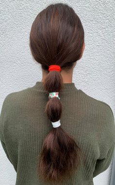 LK Trend & Style Zopfband elastisches Haarband oder Armband, für die Festival Frisur, cooles Armband, Das Haarband läßt sich perfekt als Armband tragen. Sehr angesagt!