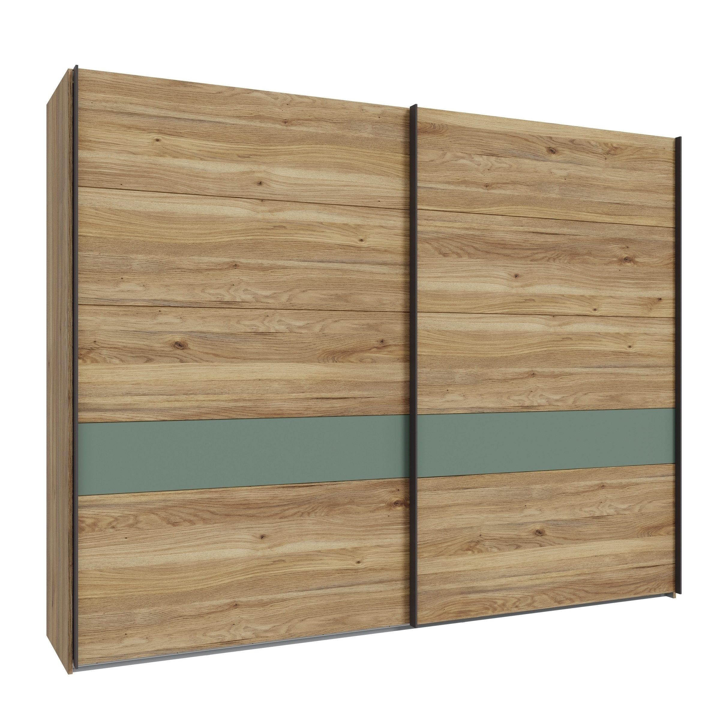 Kleiderschrank in Schwarz - 269,9x210,5x62,9cm (BxHxT)