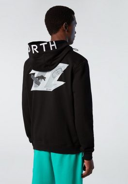 North Sails Kapuzensweatshirt Hoodie with embroidered hood mit Kapuze