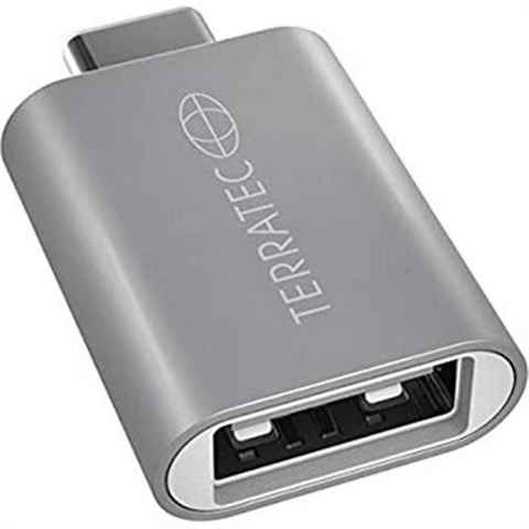 Terratec CONNECT C1 Adapter, USB Type-C auf USB 3.1 3.0 2.0 Adapter, für Laptop und Notebook