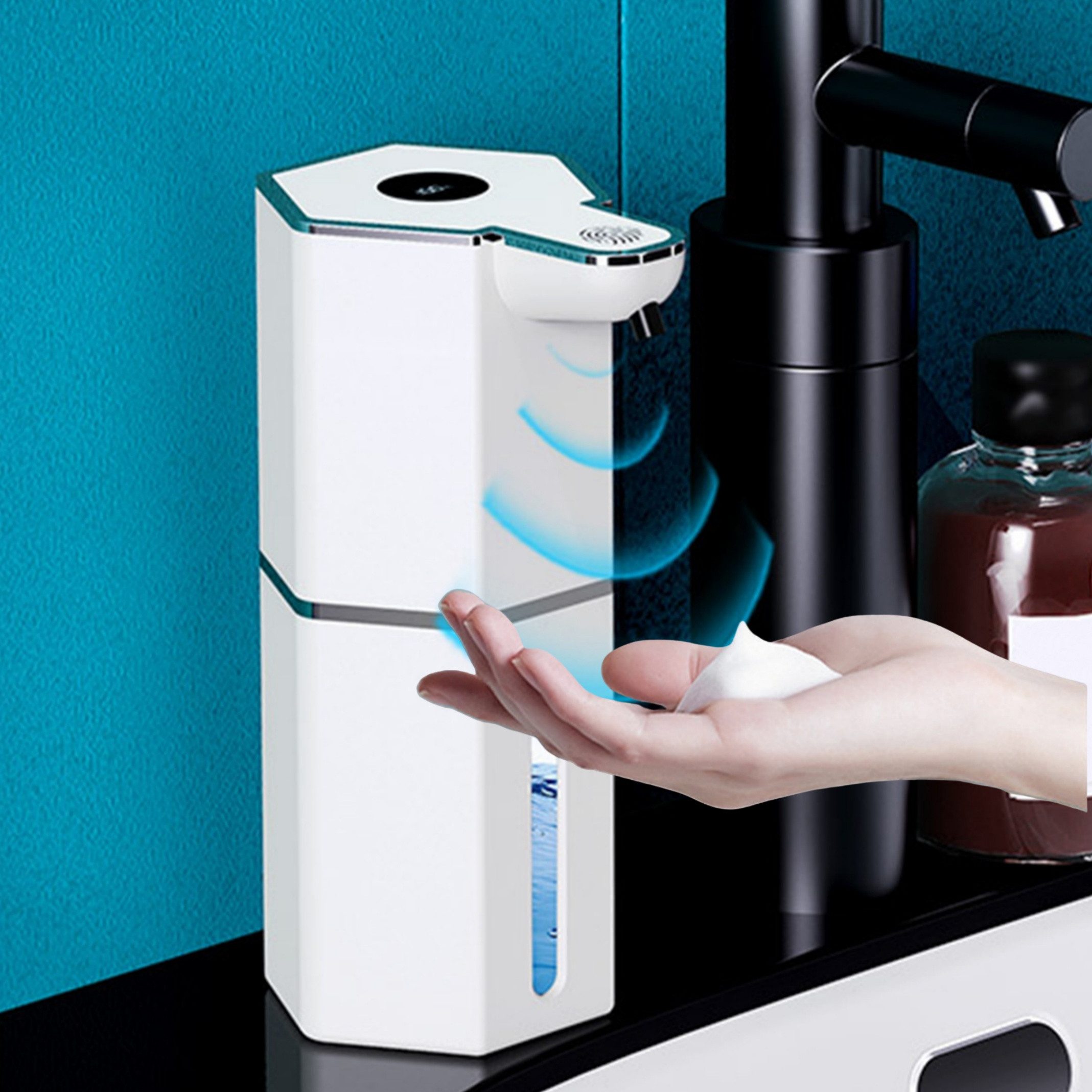 Masbekte Seifenspender Automatischer Schaumseifenspender, Elektrischer Seif günstig online kaufen