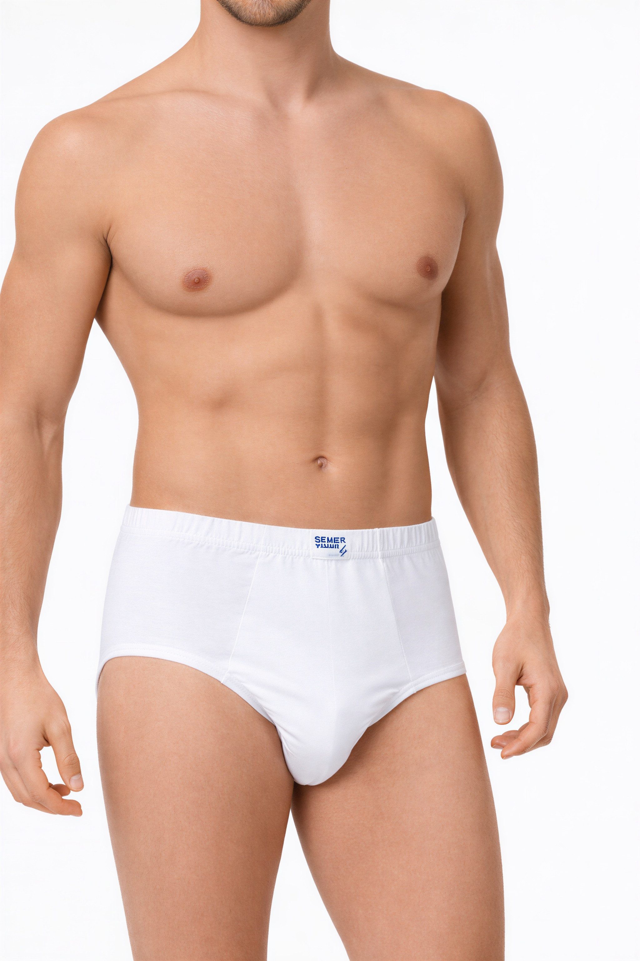 Seher Mensucat Slip Herren Baumwolle Elasthan Unterhosen Basic 6er 10er Pack XS-3XL (Set, 10-St., 6er oder 10er Pack) hoher Tragekomfort