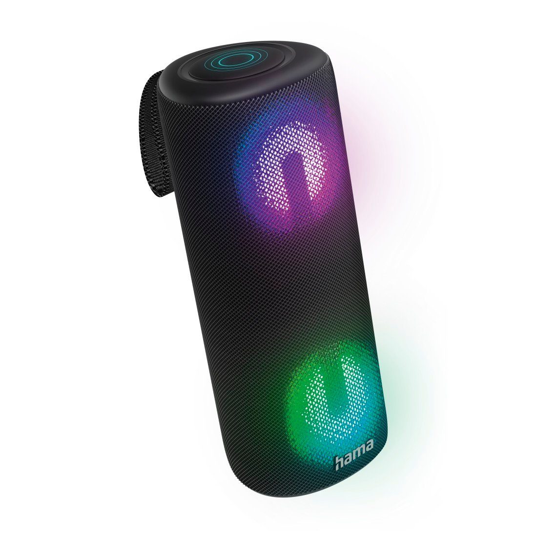 Hama Tragbarer Bluetooth-Lautsprecher 24W (wasserdicht, 10 Licht-Modi, TWS) Bluetooth-Lautsprecher (Bluetooth, 24 W) | Lautsprecher