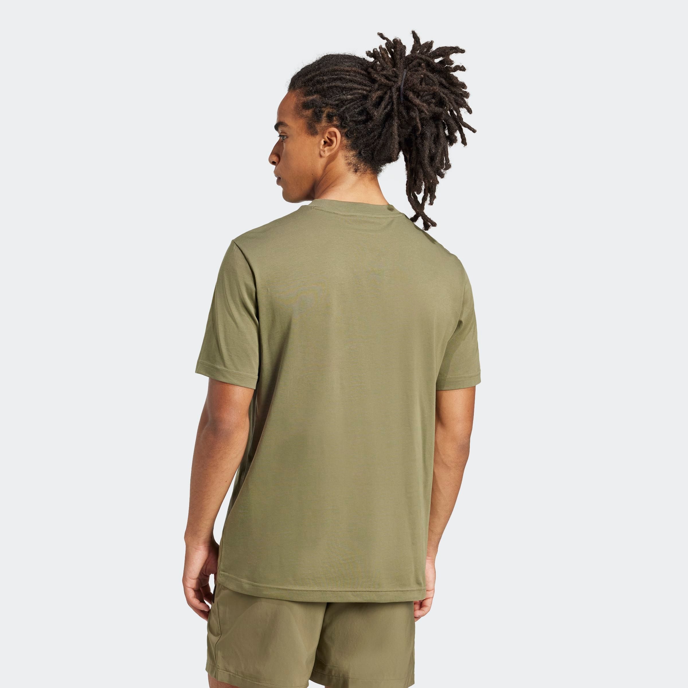 adidas Sportswear T-Shirt ESSENTIALS SMALL LOGO SINGLE JERSEY sportliches Kurzarmshirt, mit Rundhalsausschnitt