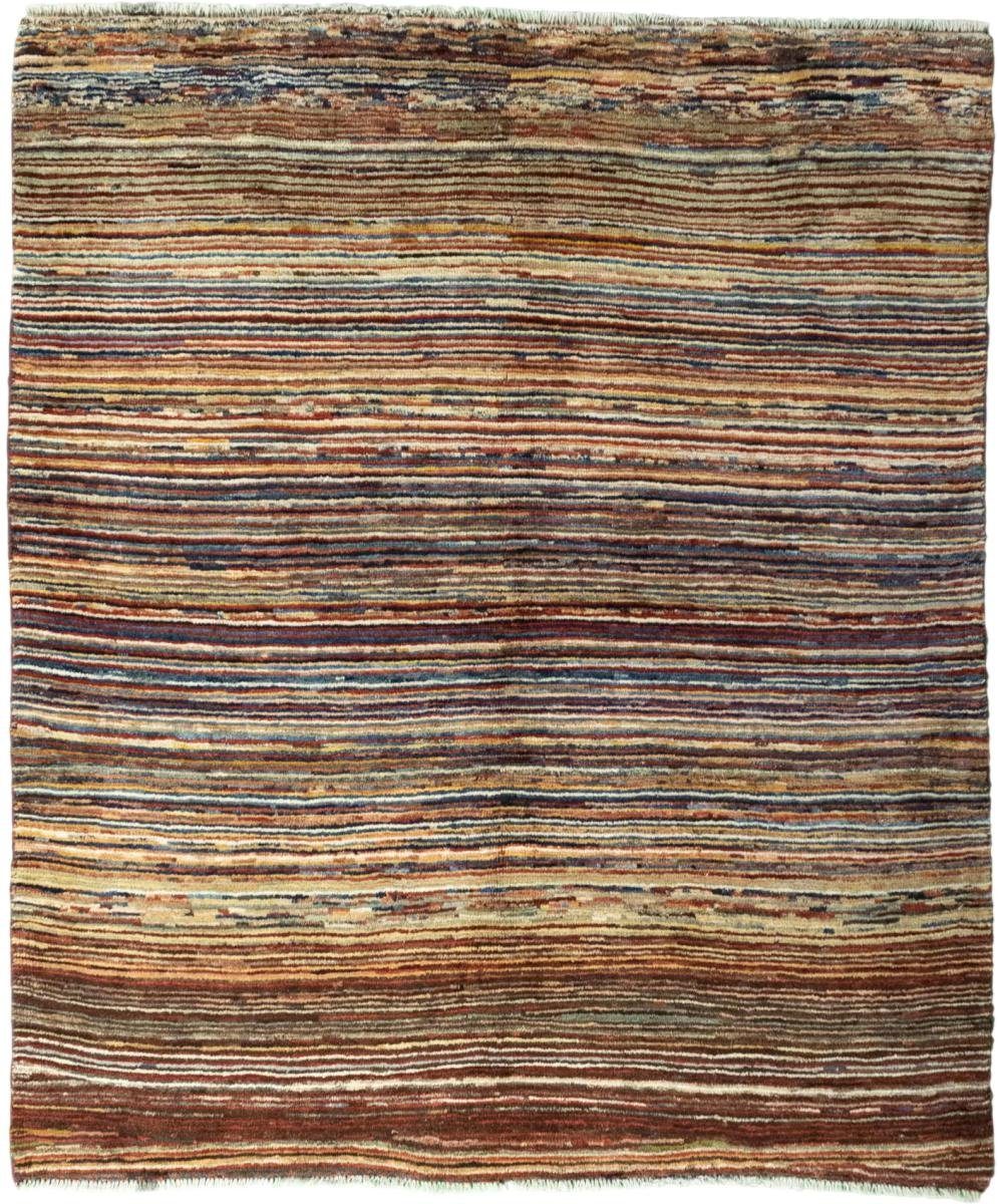 Orientteppich Perser Gabbeh Ghashghai 156x186 Nain Höhe: rechteckig, Trading, mm Moderner, 15 Handgeknüpfter
