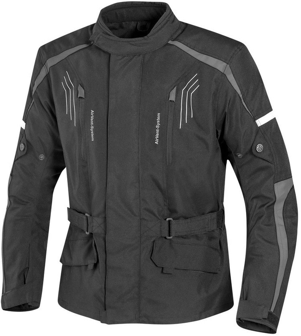gms Motorradjacke GMS Dayton Motorrad Textiljacke herausnehmbares Innenfutter,wasserdicht