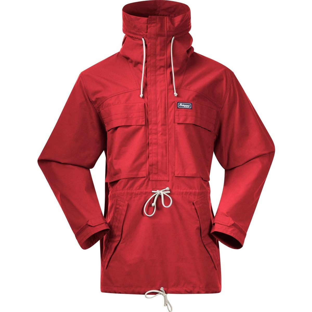 Bergans Outdoorjacke Archetype Anorak Nachhaltiger Anorak im Vintage-Look mit robustem Materialmix, ideal
