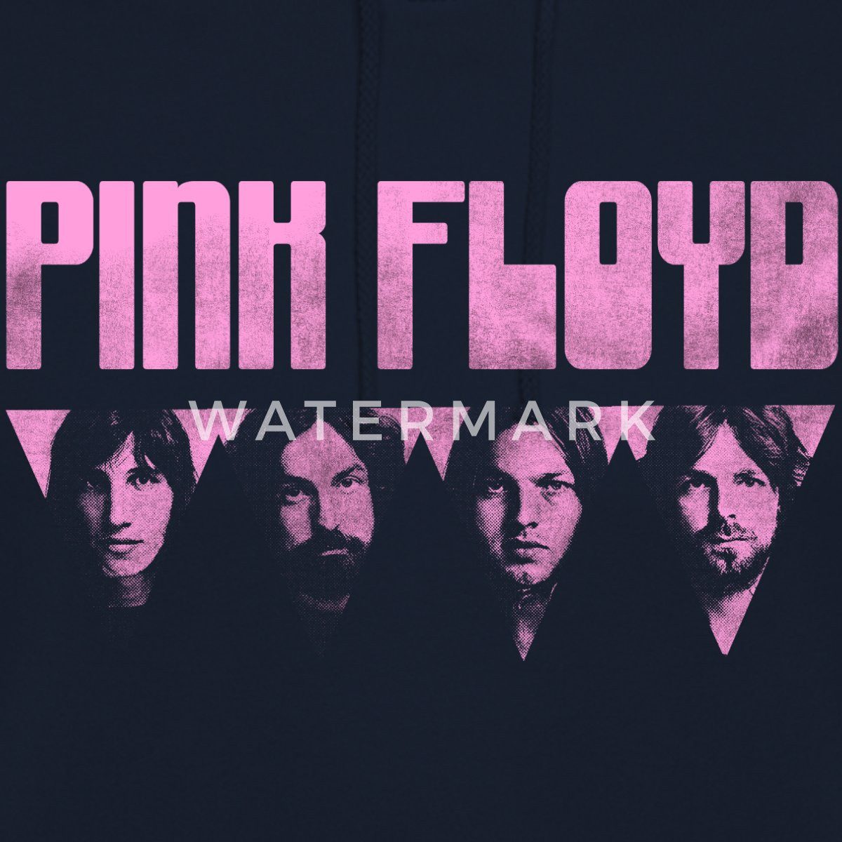 Spreadshirt Hoodie Pink Floyd Logo Pink Unisex Hoodie (1-tlg)