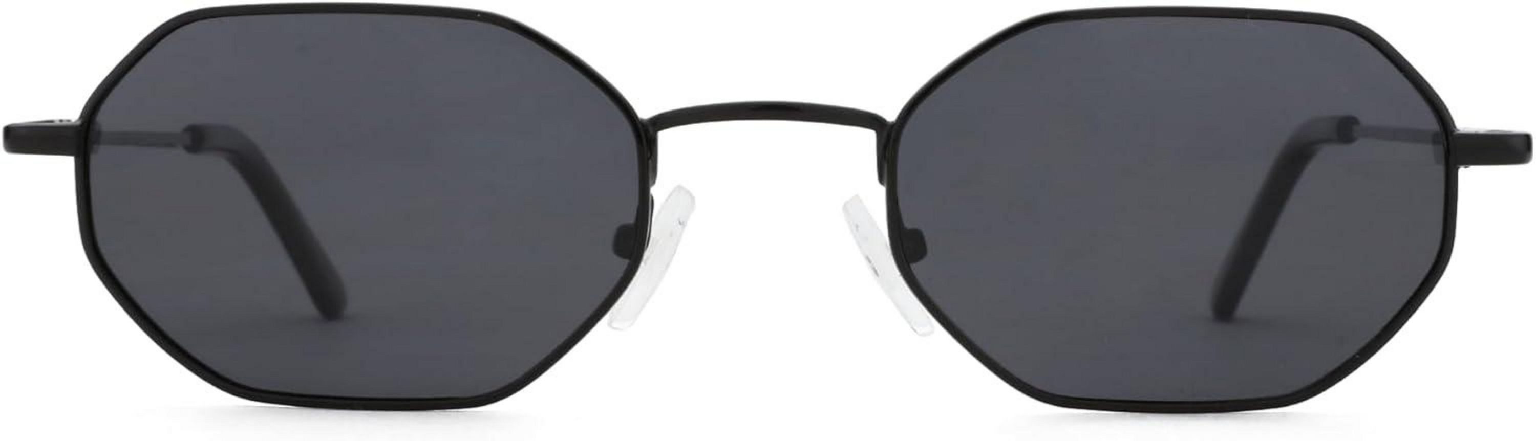 Retrosonnenbrille Achteckige Mini Sonnenbrille polarisiert Vintage Metall Rahmen