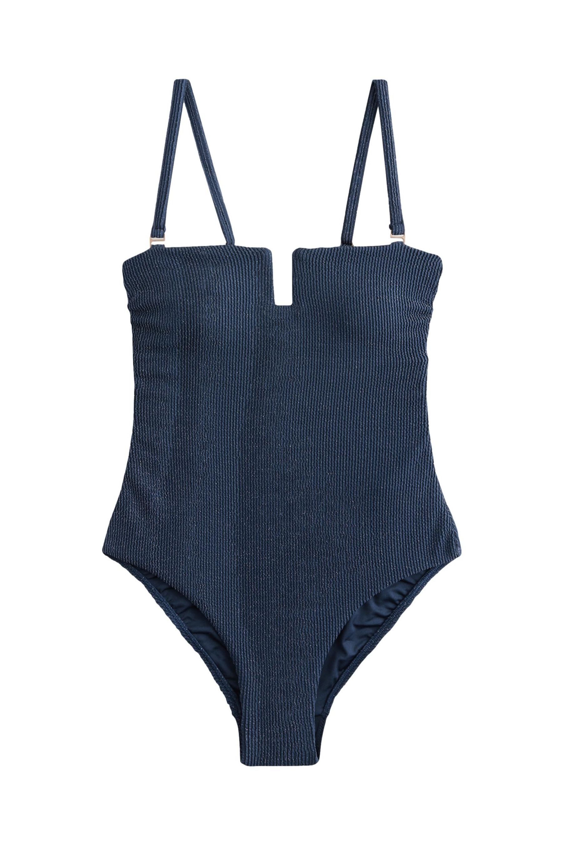 Next Badeanzug Bauchformender Bandeau-Badeanzug mit Dekolletè (1-St) günstig online kaufen