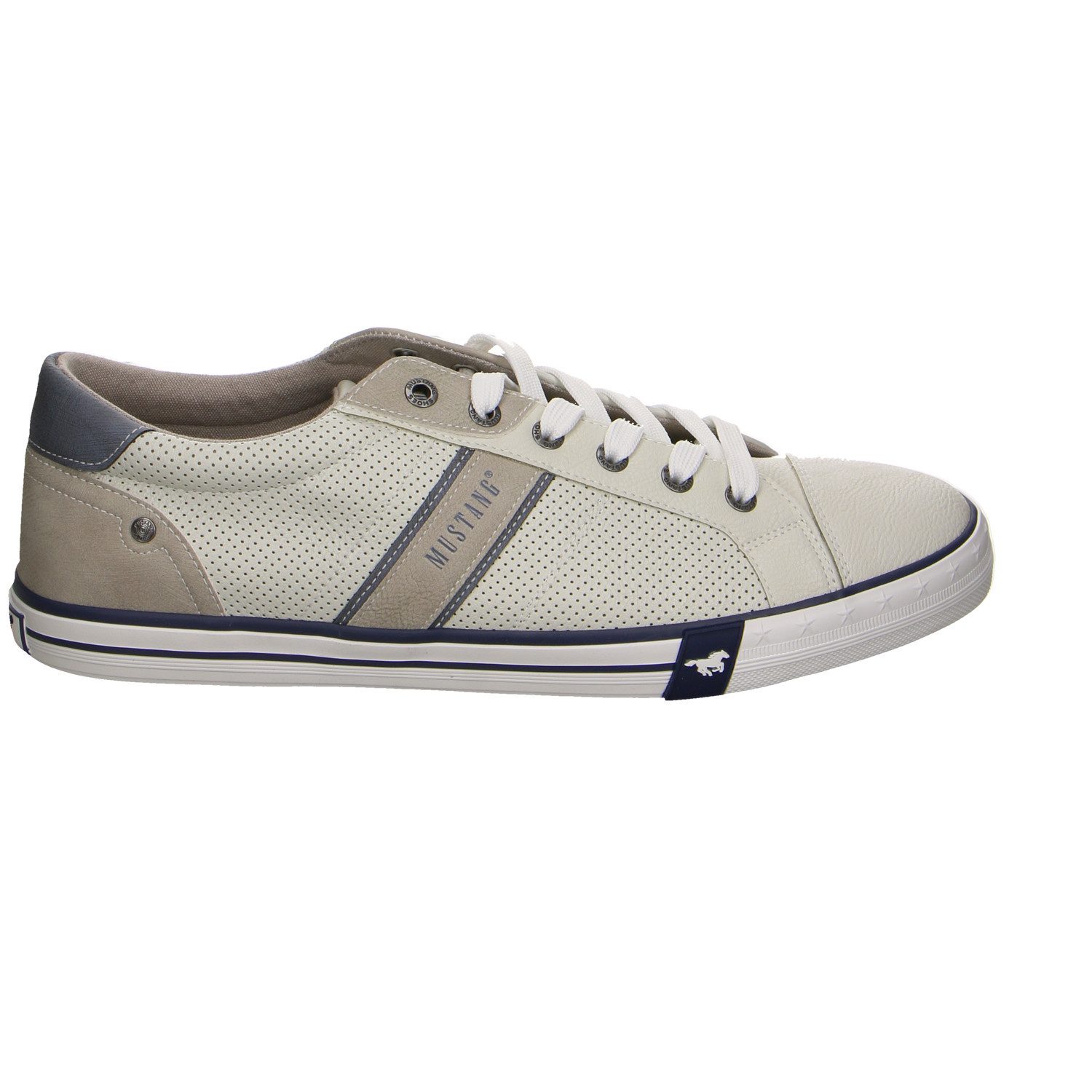 Mustang Shoes Mustang Leder Schnürschuhe weiss Schnürschuh