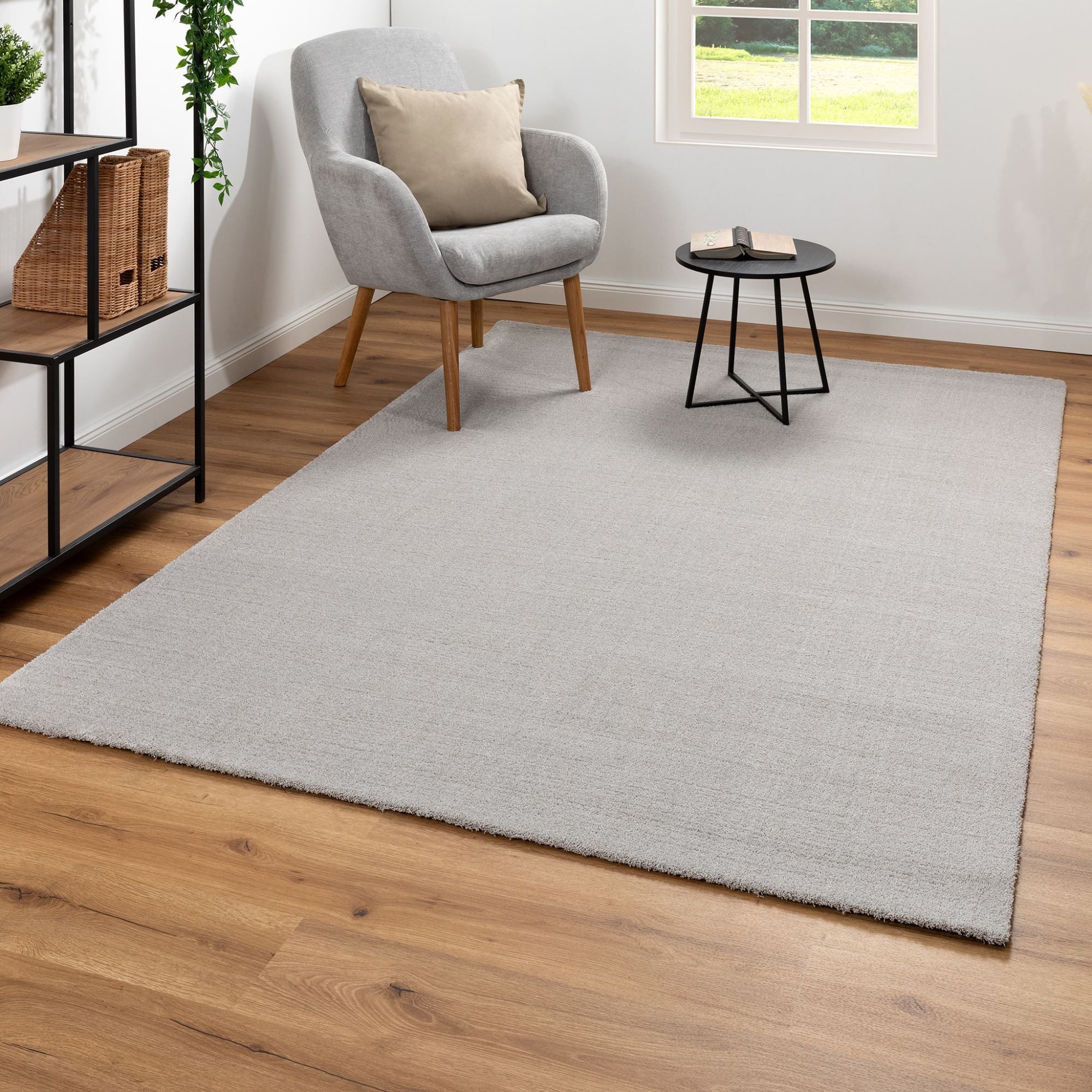 Steffensmeier Teppich Barcelona, Rechteckig, extra weich, 1800g/m², Teppich, 11mm, Modern, Wohnzimmer