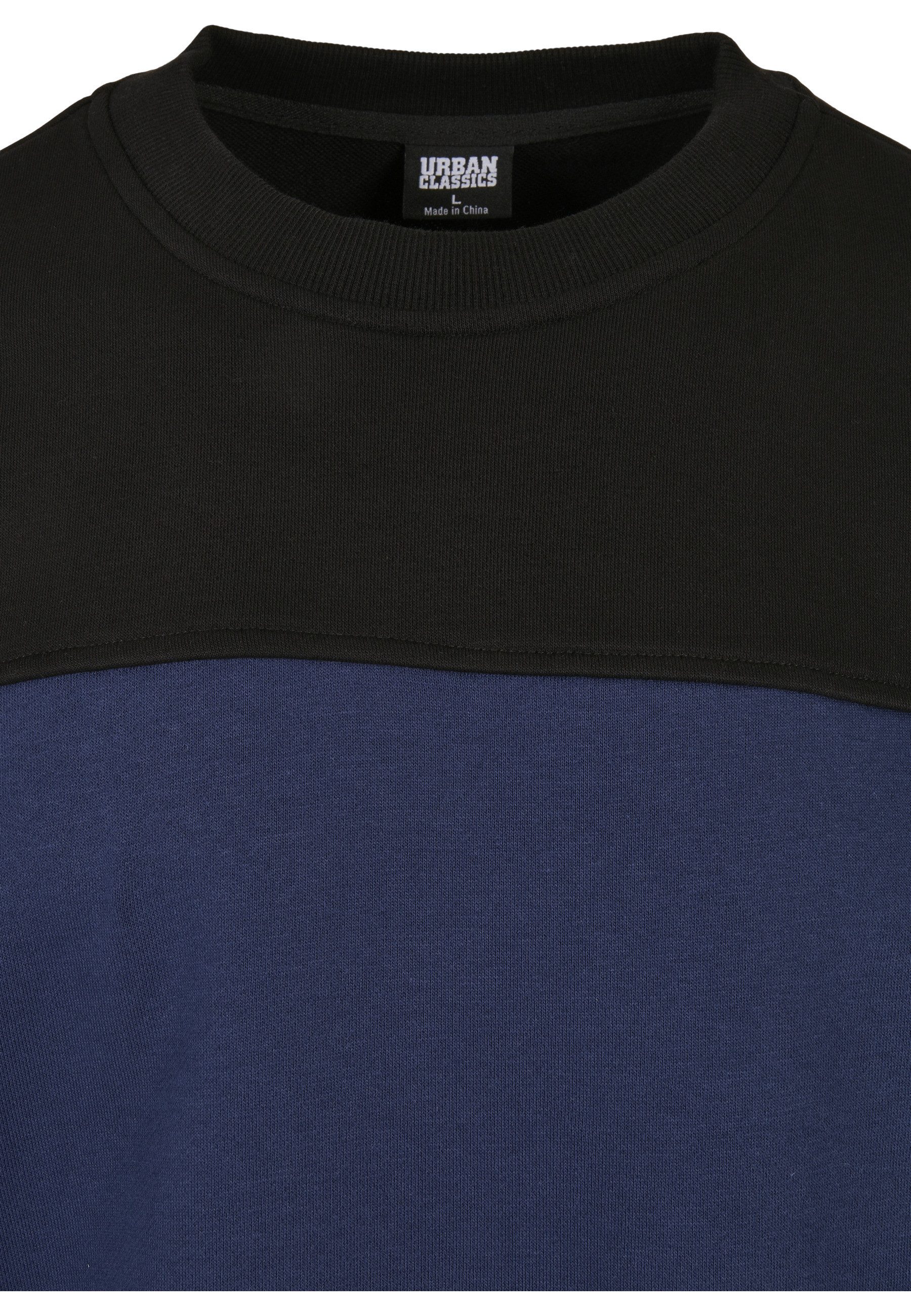 URBAN CLASSICS Sweatshirt Urban Classics Herren Upper Block Crewneck (1-tlg)