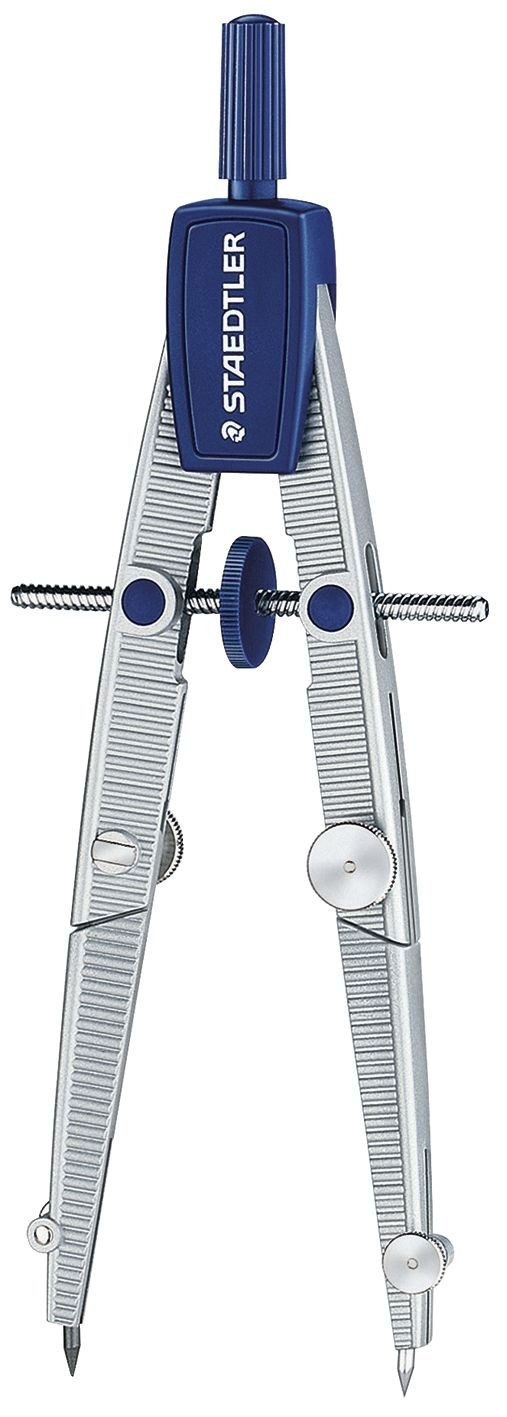STAEDTLER Zirkel 10x Staedtler® 550 01 Schulzirkel Noris Club® - Mitteltriebspindel, im
