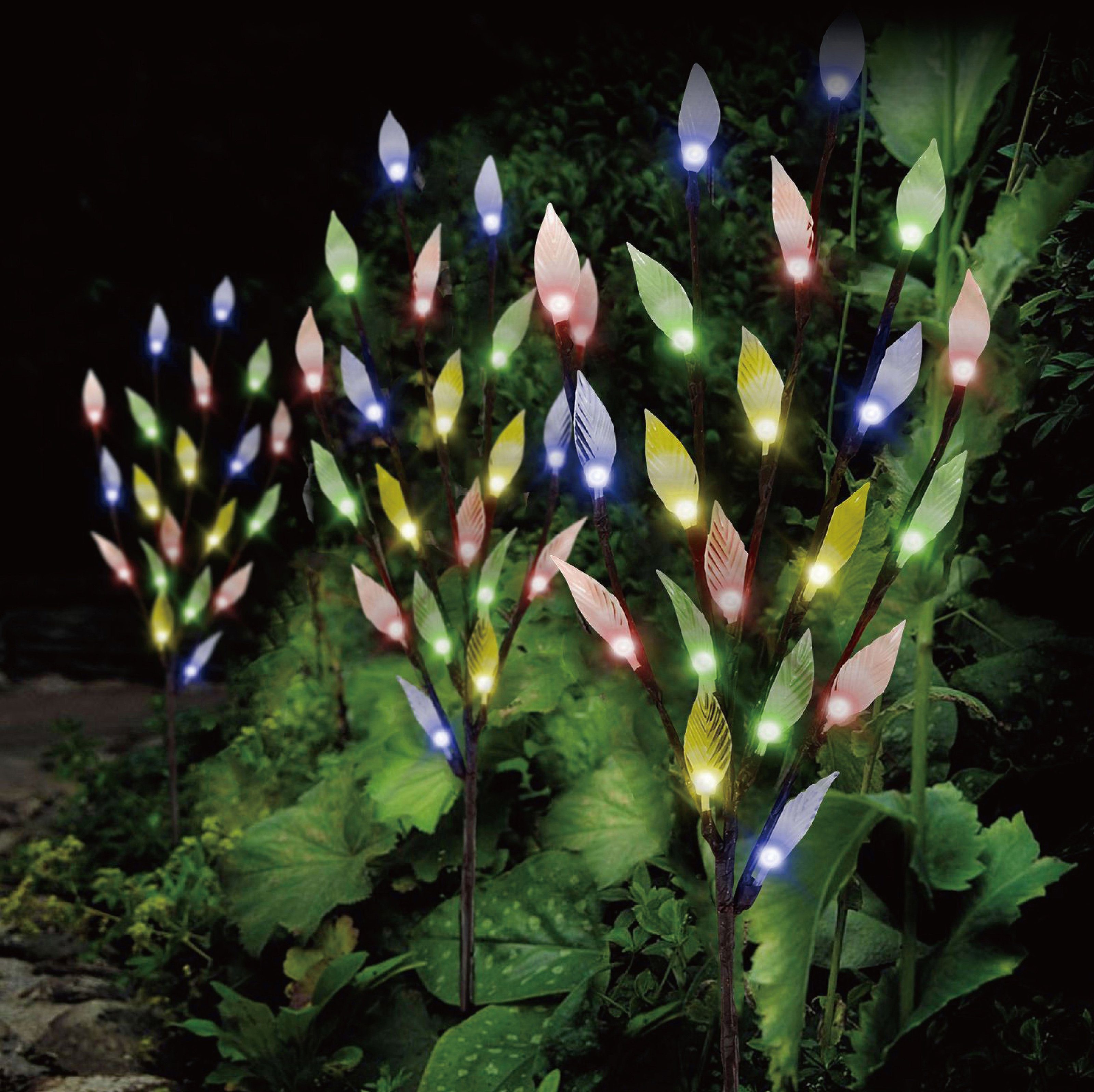 näve LED Gartenleuchte »Erdspieß«, 3er-Set, Blinklichtfunktion-HomeTrends